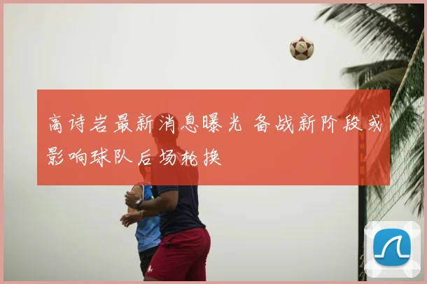 高诗岩最新消息曝光 备战新阶段或影响球队后场轮换